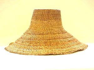 Cedar bark hat