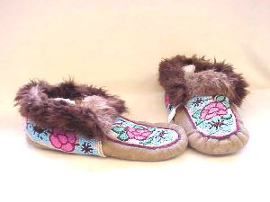 Beaded moccasins