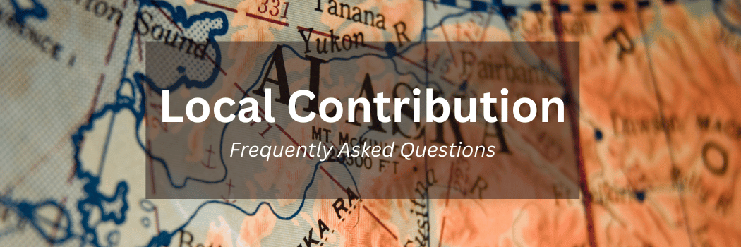 Local Contribution FAQ