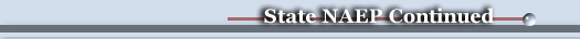 State NAEP Continued.